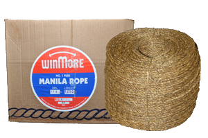 Manila rope with packaging box.